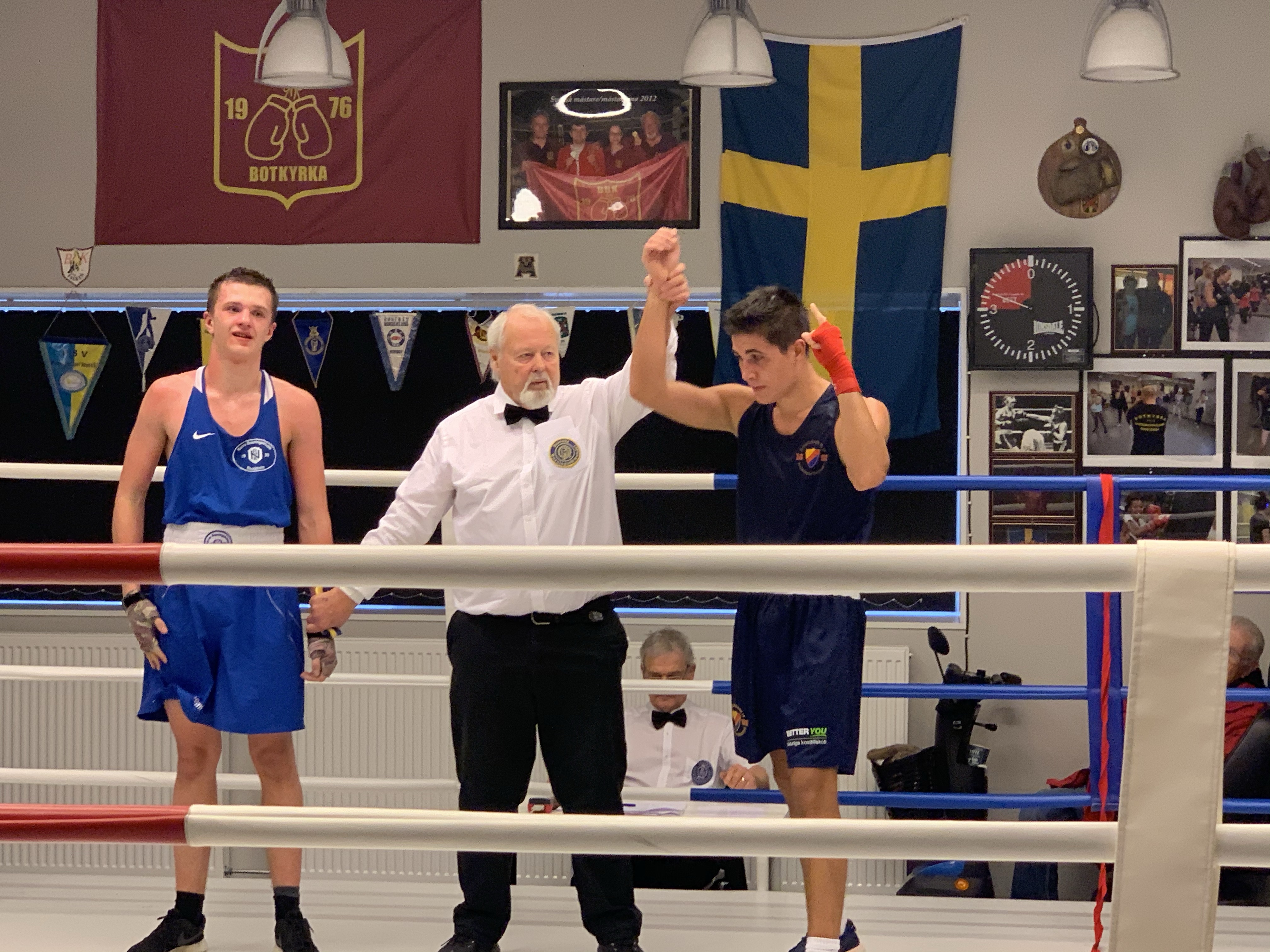 Tre guld i Botkyrka Box Cup