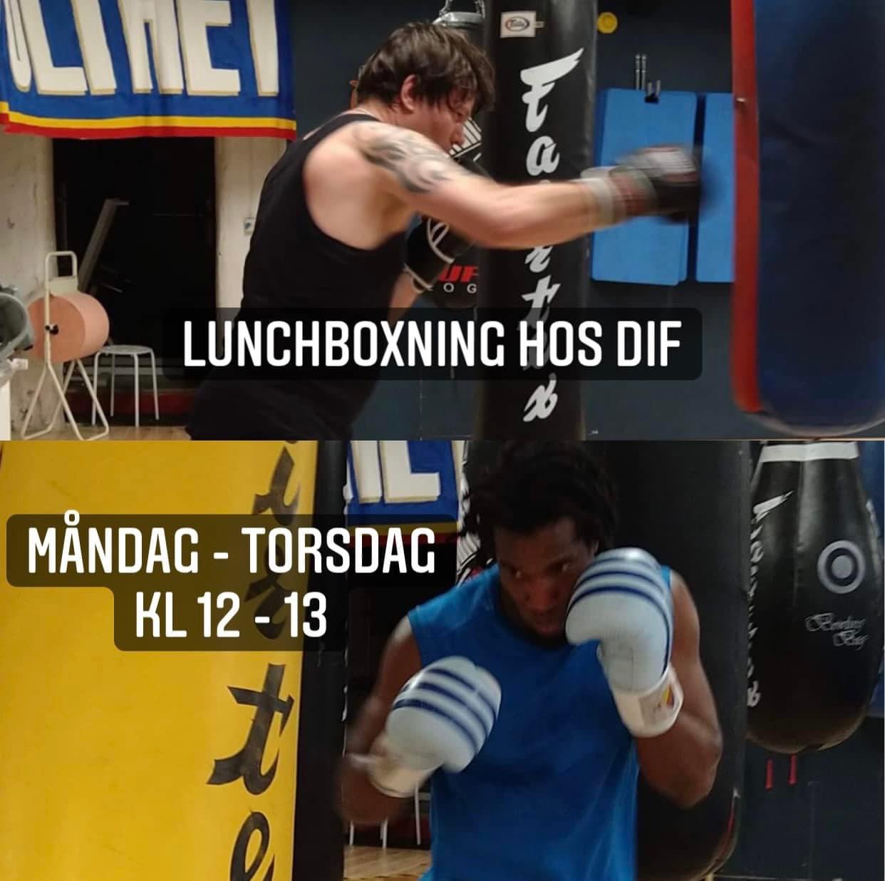 Motionsboxning vid lunchtid