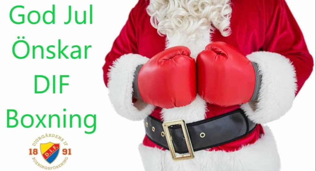 Djurgården Boxning önskar alla en riktigt God Jul!