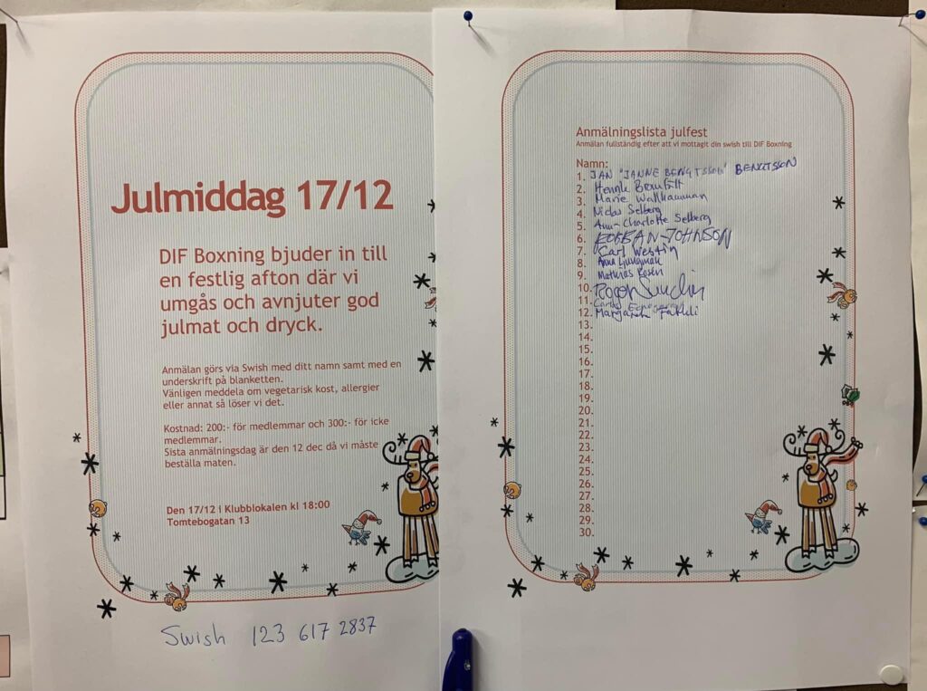 Julmiddag på T13