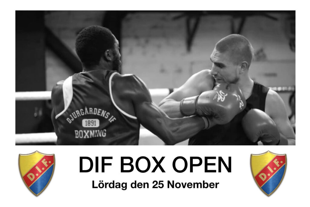 Djurgården Box Open lördagen den 25 november.