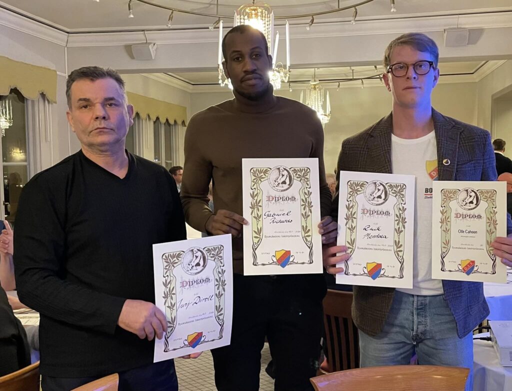 Utmärkelser till boxare på Djurgårdens IFs årsmöte