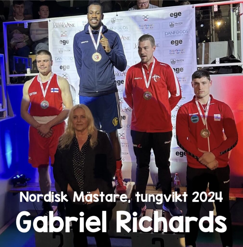 Guld på Nordiska Mästerskapen för Gabriel Richards