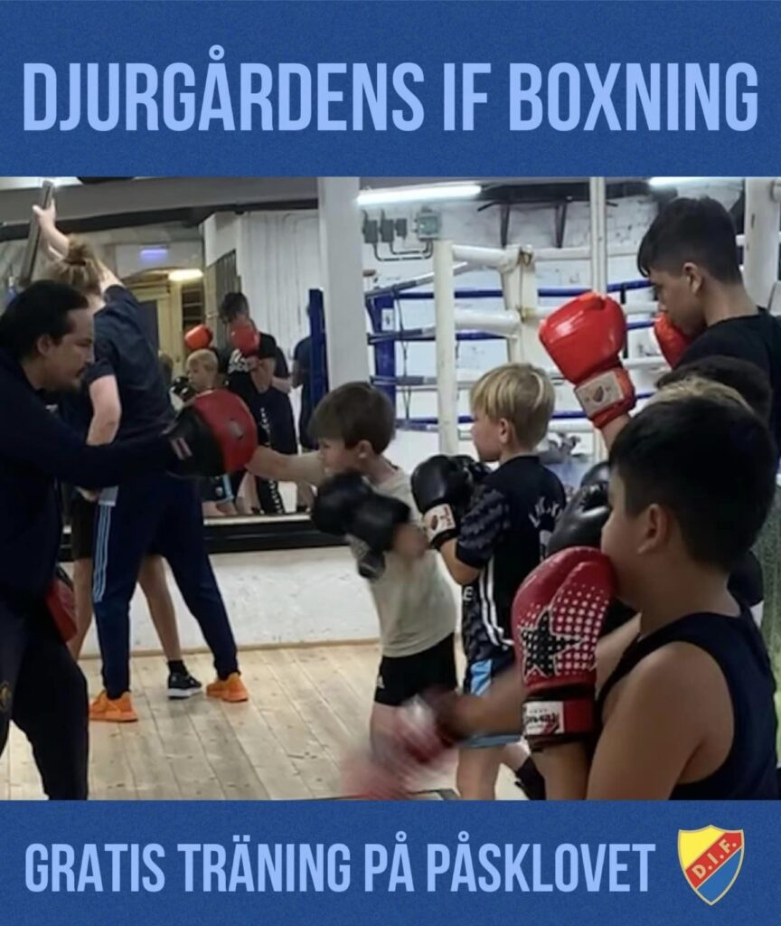 Gratis boxningsträning på Påsklovet hos DIF Boxning.