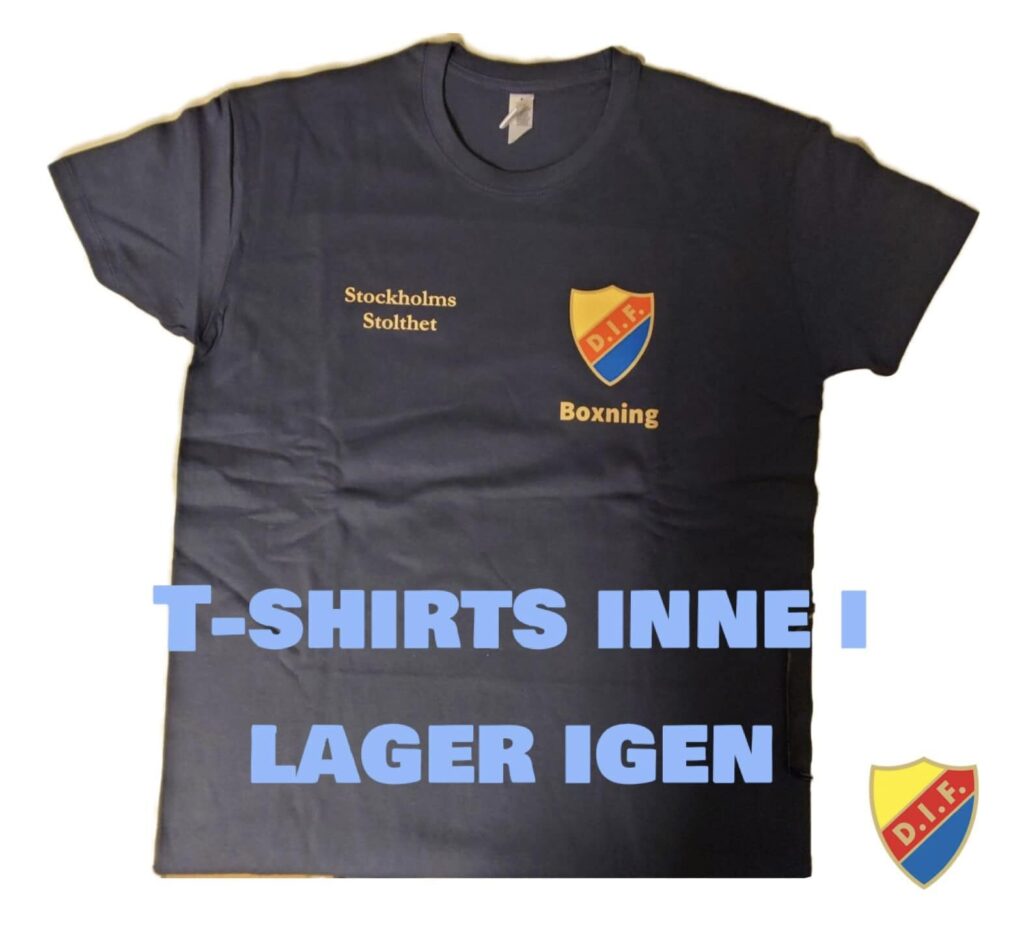 T-shirts finns i lager igen