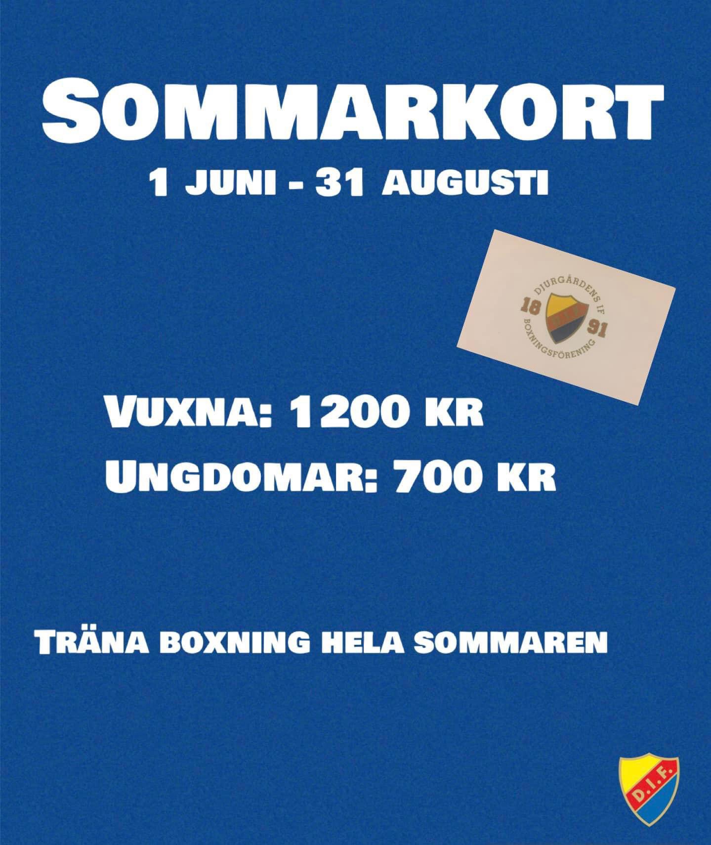 Sommarträningskort