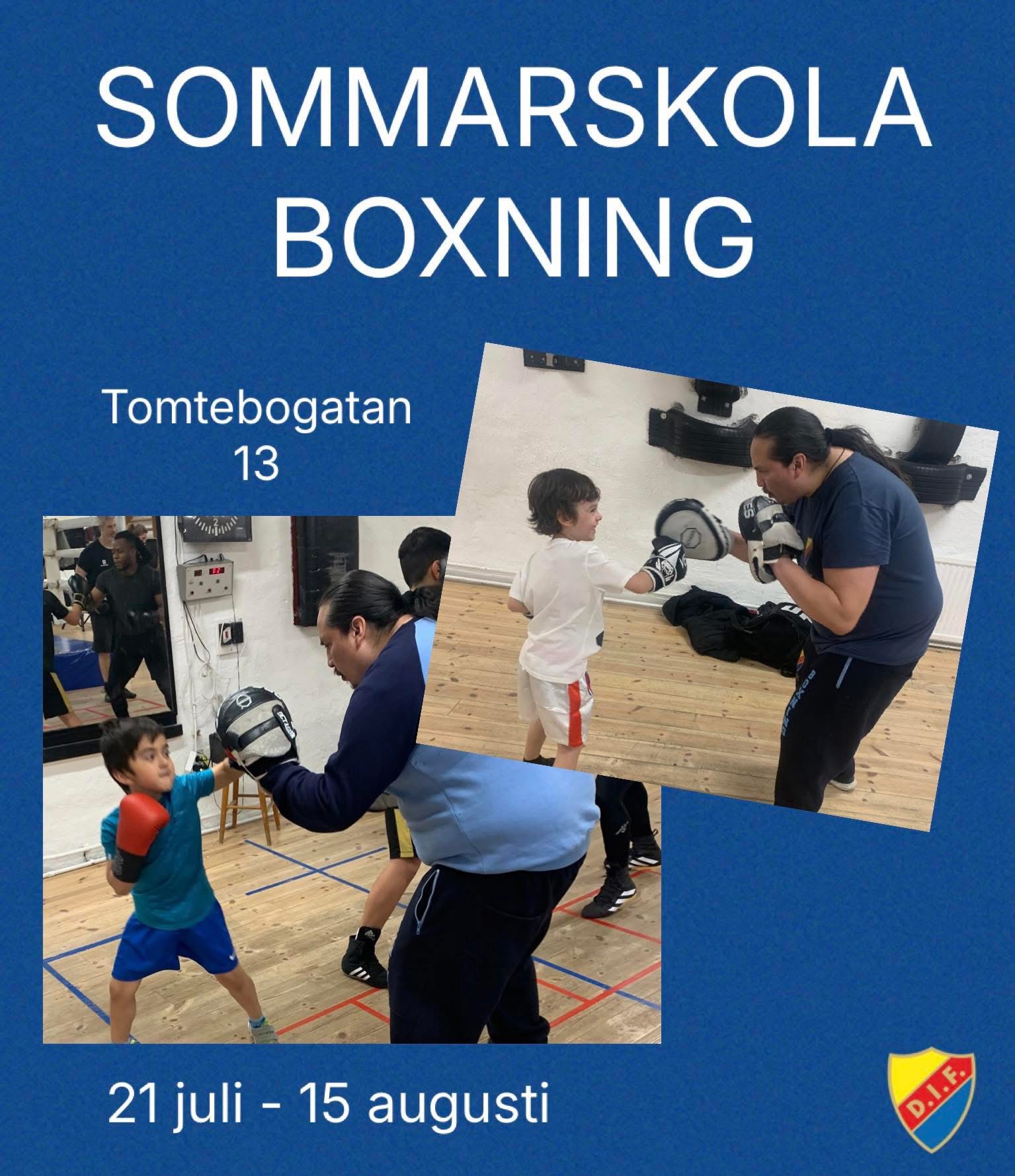 Gratis sommarskola i Boxning